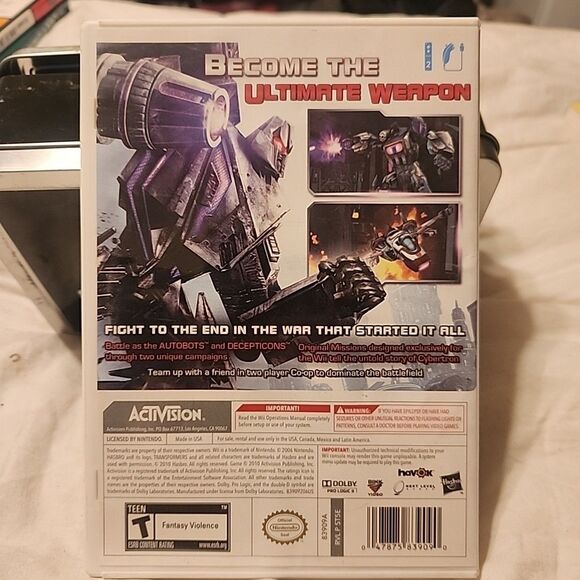 Transformers: Cybertron Adventures (Nintendo Wii, 2010) - Picture 2 of 3